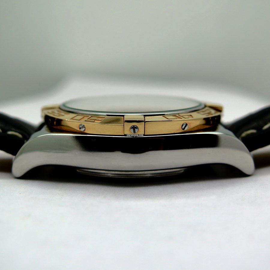 IMG_9081 Breitling Chronomat 41 Gold Steel CB014012 Replica 6