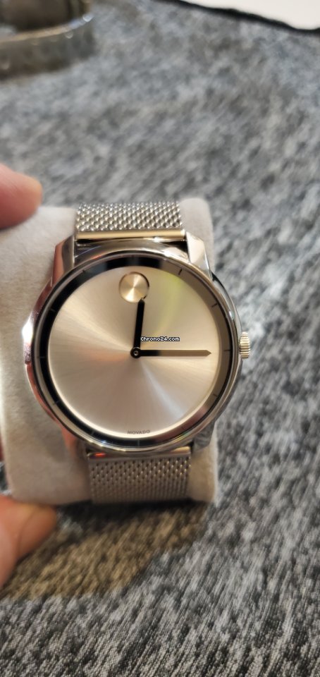 IMG_9081 Movado Bold Mens watch Unisex Quartz Steel 3600260 Replica 6