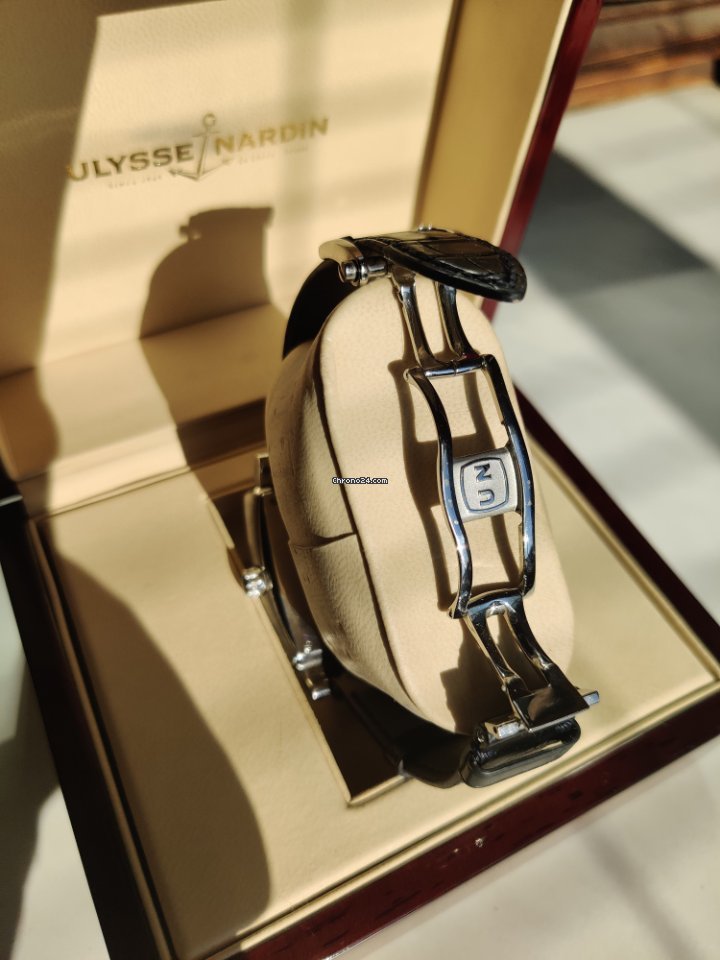 Ulysse Nardin Quadrato Dual Time Mens watch Unisex Automatic Steel 243-92 632 Replica 6