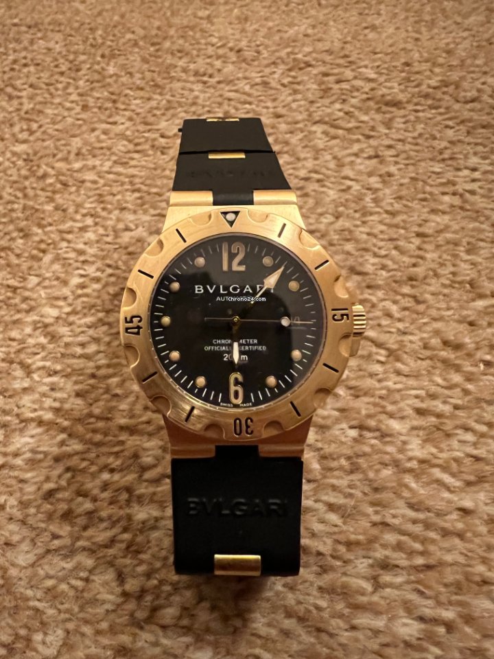 Bulgari Mens watch Unisex Automatic Yellow gold L254 Replica 6