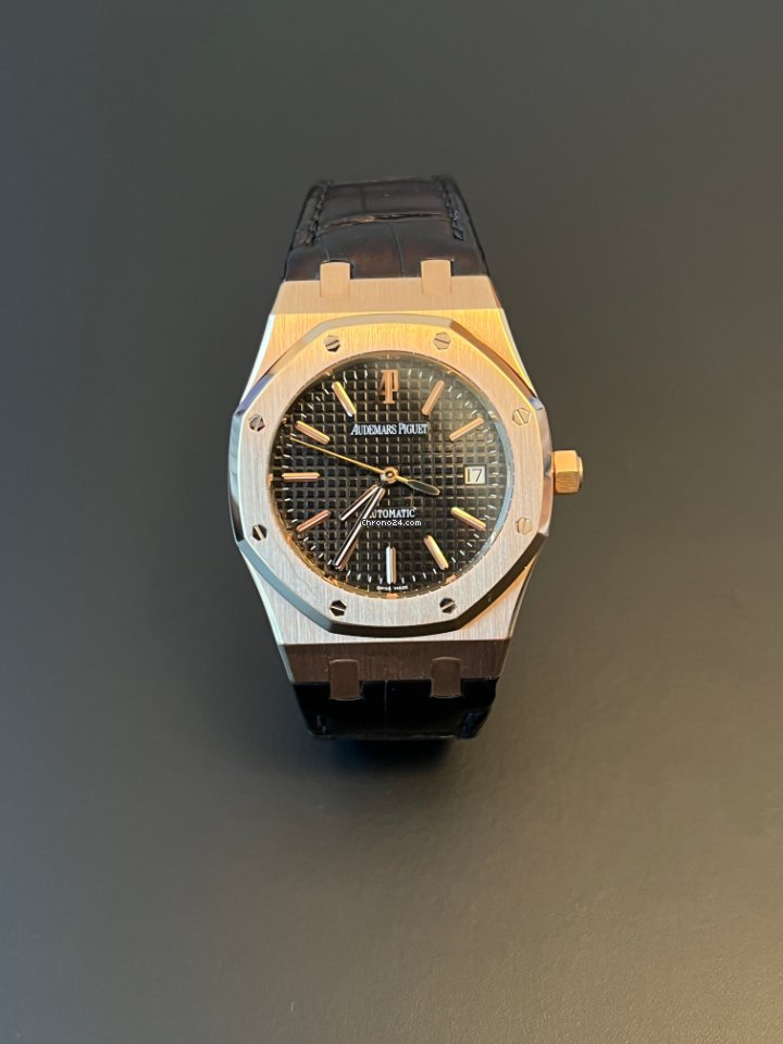 IMG_9081 Audemars Piguet Royal Oak Selfwinding Mens watch Unisex Automatic Rose gold 15300OR.OO.D002CR.01 Replica 6