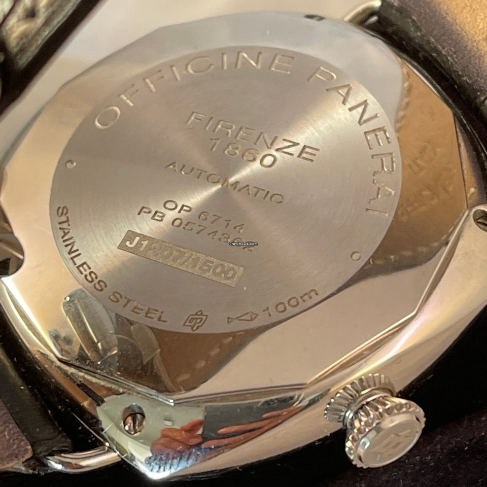 IMG_9081 Panerai Radiomir Black Seal Mens watch Unisex Automatic Steel PAM 00287 Replica 6