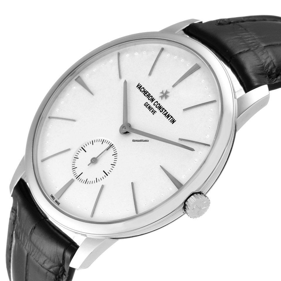 IMG_9081 Vacheron Constantin Patrimony Mens watch Unisex Manual winding White gold 1110U 000G-B086 Replica 6