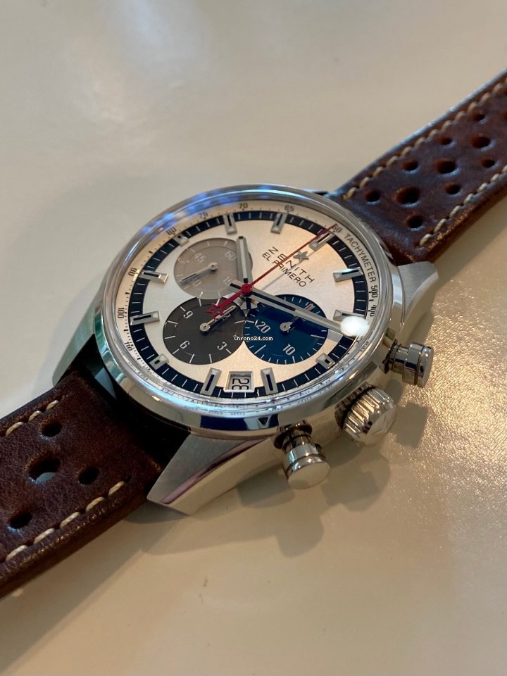 Zenith El Primero Original 1969 Mens watch Unisex Automatic Steel 03.2150.400 69.C713 Replica 6