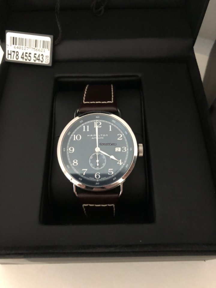 IMG_9081 Hamilton Khaki Navy Pioneer Mens watch Unisex Automatic Steel H78455543 Replica 6