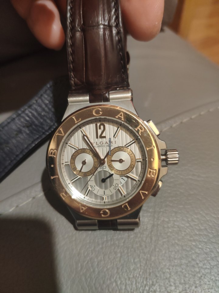 Bulgari Diagono Mens watch Unisex Automatic Gold Steel DG42C6SPGLDCH Replica 6
