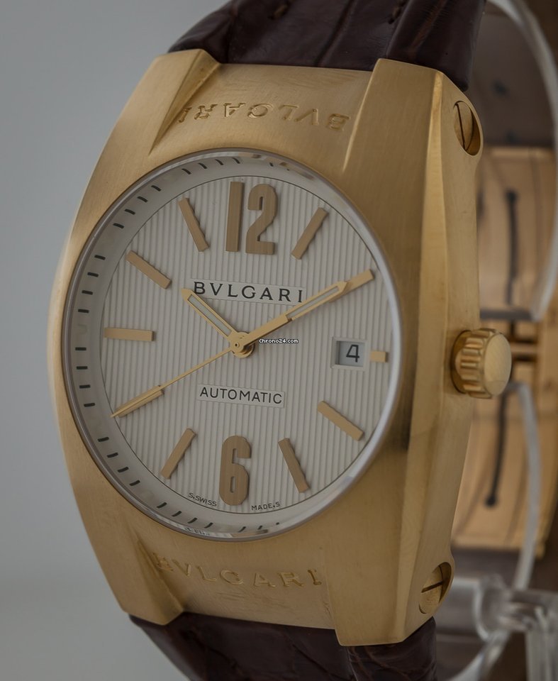 IMG_9081 Bulgari Ergon Mens watch Unisex Automatic Yellow gold Bulgari EG40C6GD Replica 6