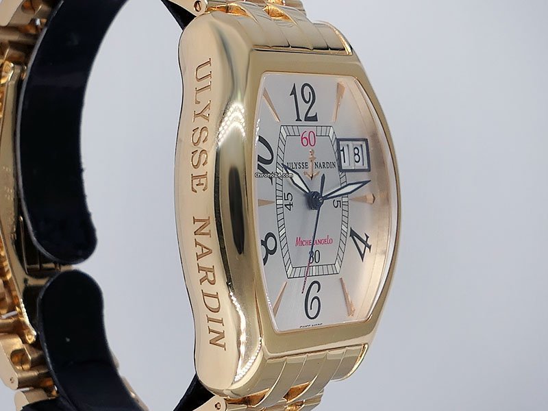 IMG_9081 Ulysse Nardin Michelangelo Mens watch Unisex Automatic Rose gold 236-68 581 Replica 6