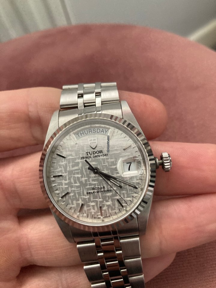IMG_9081 Tudor Prince Date Mens watch Unisex Automatic 76214 day date Replica 6