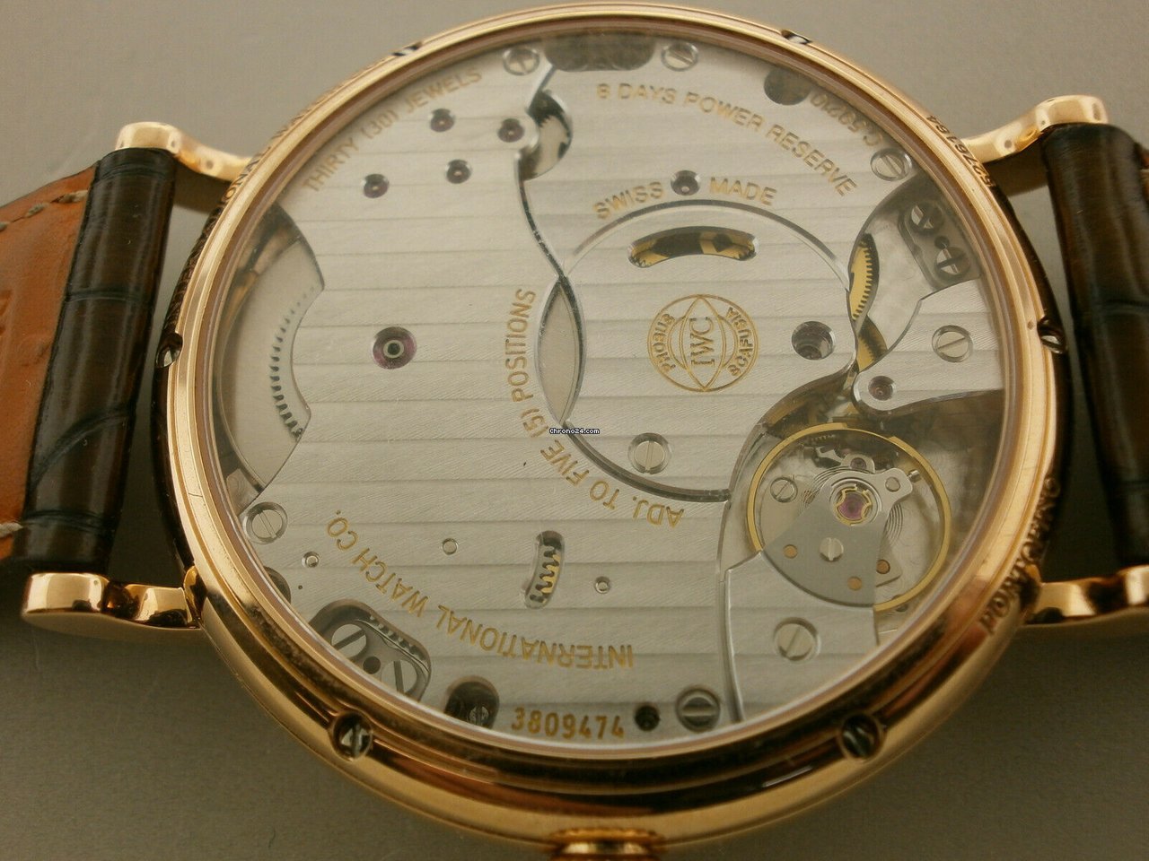 IWC Portofino Hand-Wound Automatic Rose gold 5101-07 Replica 6