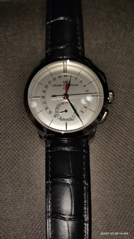 IMG_9081 Girard Perregaux 1966 Mens watch Unisex Automatic Steel 49544-11-132-BB60 Replica 6