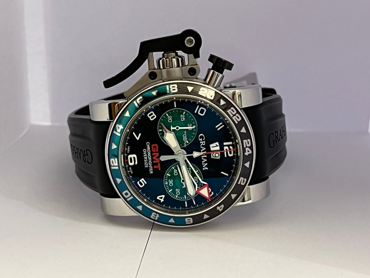 IMG_9081 Graham Chronofighter Oversize Mens watch Unisex Automatic Steel 20VGS.B12A.K10B Replica 6