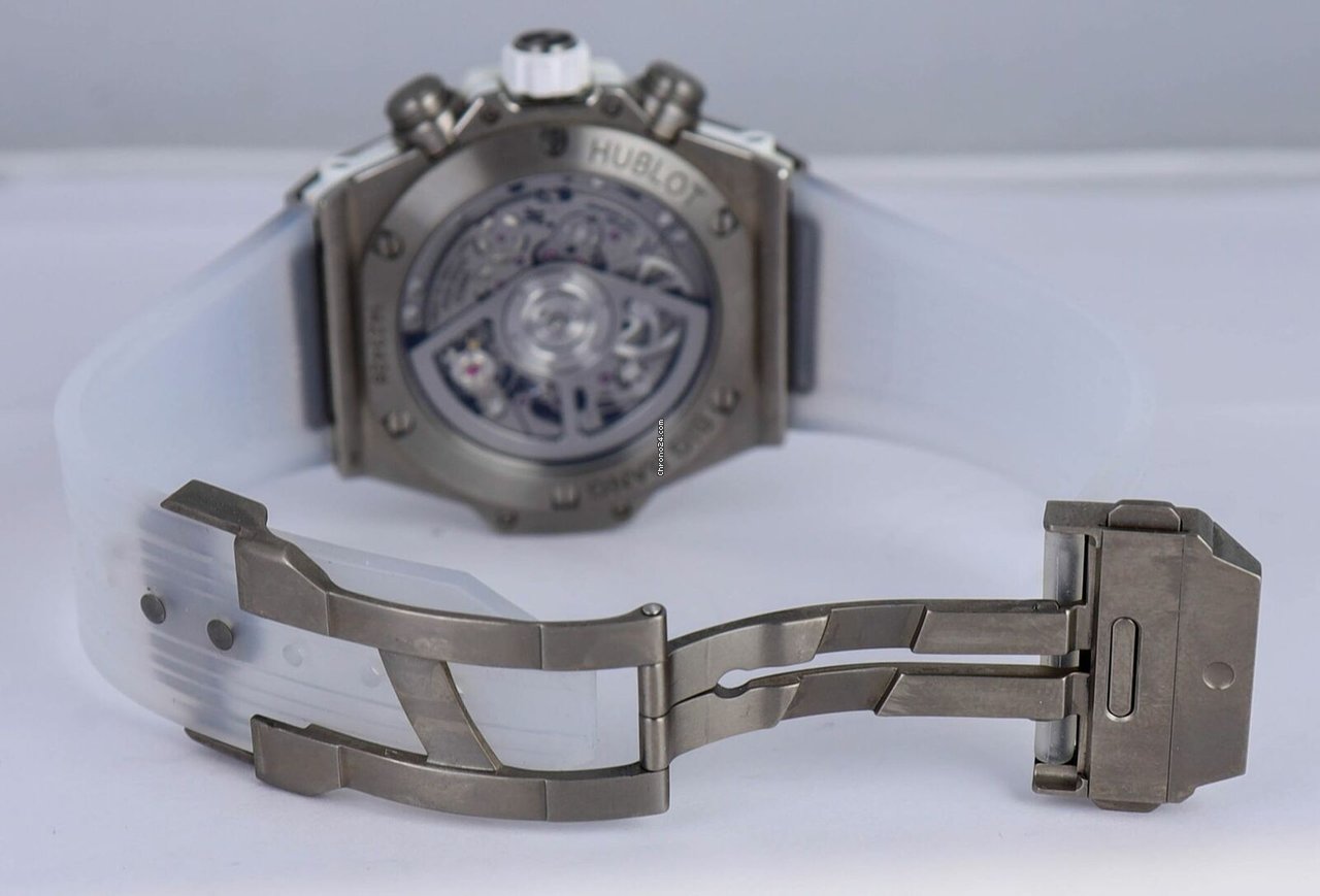 IMG_9081 Hublot Big Bang Unico Mens watch Unisex Automatic Titanium 441.NE.2010.RW Replica 6
