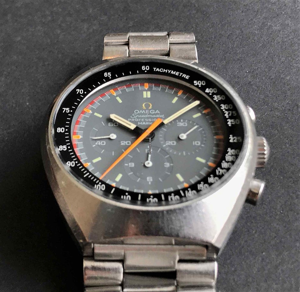 Omega Speedmaster Mark II Mens watch Unisex Manual winding Steel 145.014 Replica 6