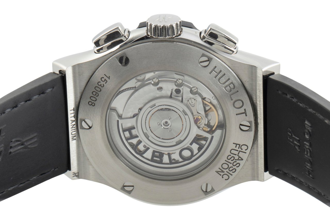 IMG_9081 Hublot Classic Fusion Chronograph Mens watch Unisex Automatic Titanium 541.NX.2611.LR Replica 6