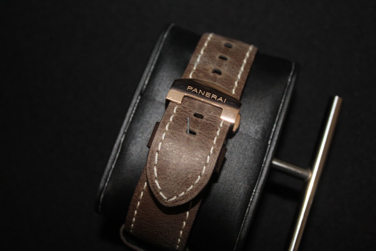 IMG_9081 Panerai Special Editions Mens watch Unisex Manual winding Rose gold PAM 00502 Replica 6