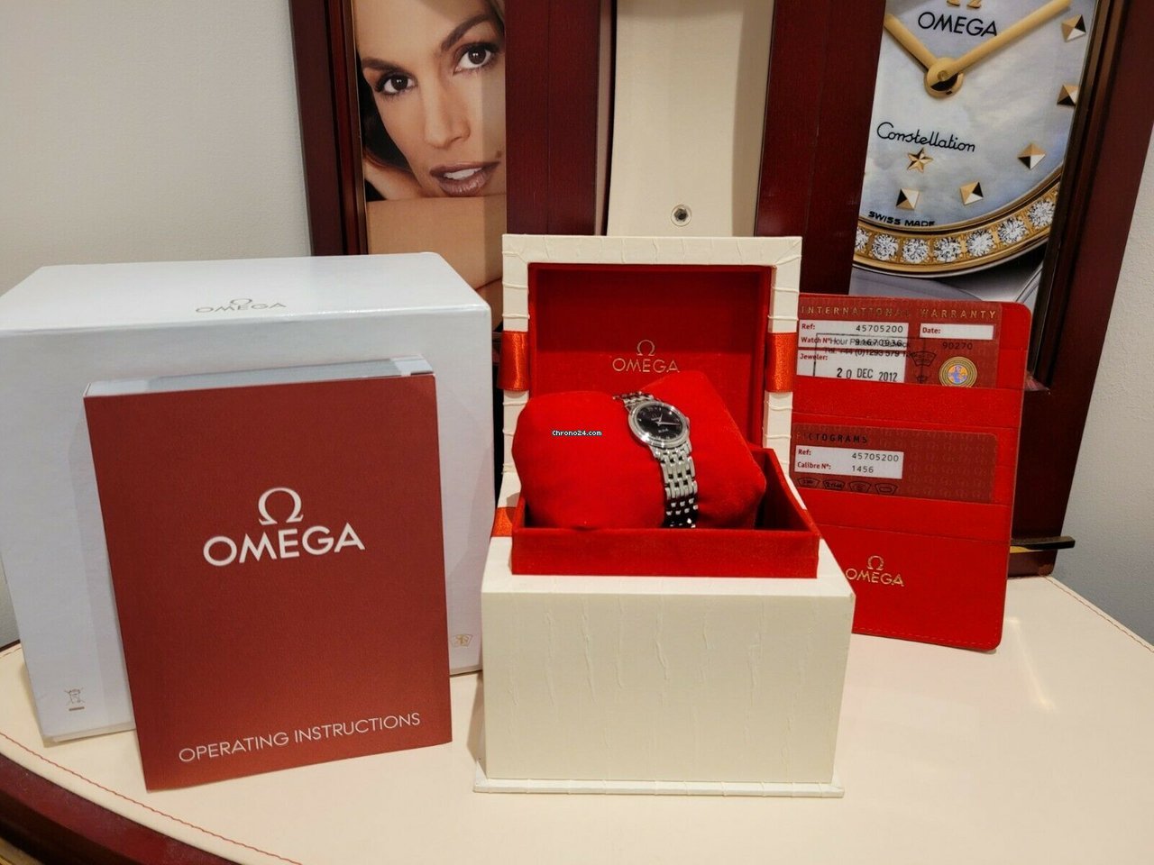 IMG_9081 Omega De Ville Womens watch Quartz Steel 457052000 Replica 6
