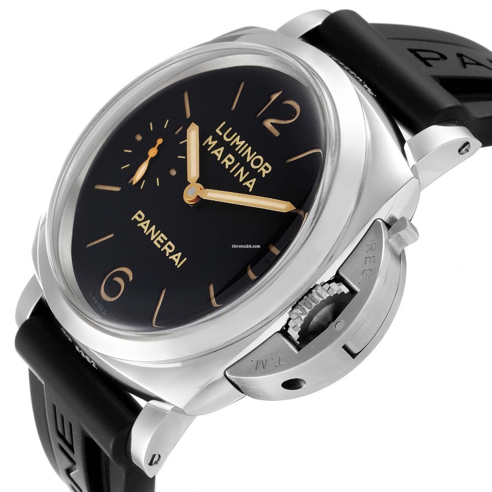 IMG_9081 Panerai Luminor Marina 1950 3 Days Mens watch Unisex Manual winding Steel PAM00422 Replica 6