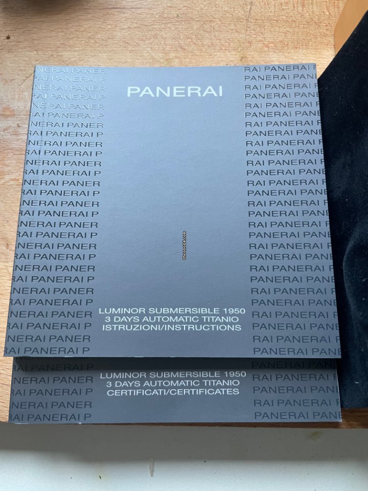 IMG_9081 Panerai Luminor Submersible 1950 3 Days Automatic Mens watch Unisex Automatic Titanium PAM 00305 Replica 6