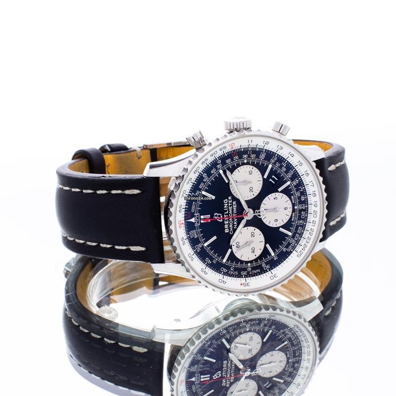 IMG_9081 Breitling Navitimer 1 B01 Chronograph 43 Mens watch Unisex Automatic Steel Ab0121211b1x1 Replica 6
