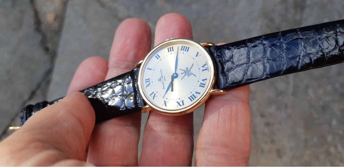 Baume & Mercier Mens watch Unisex Manual winding Yellow gold 35108 Replica 6