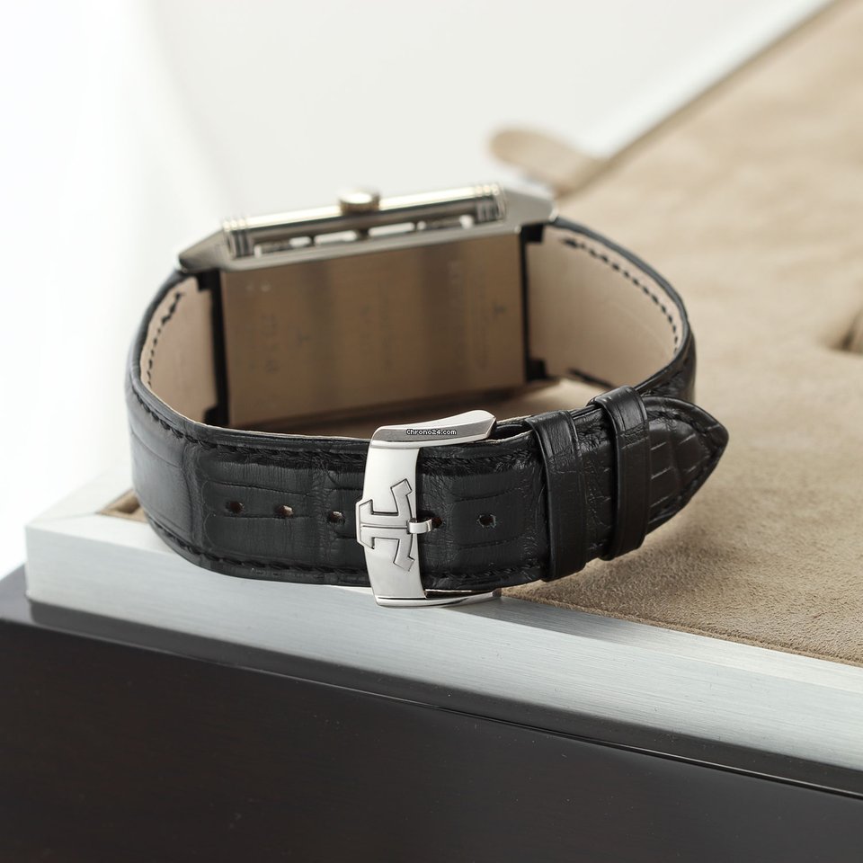 IMG_9081 Jaeger-LeCoultre Grande Reverso Mens watch Unisex Manual winding White gold 37335x1 273.3.48 Replica 6