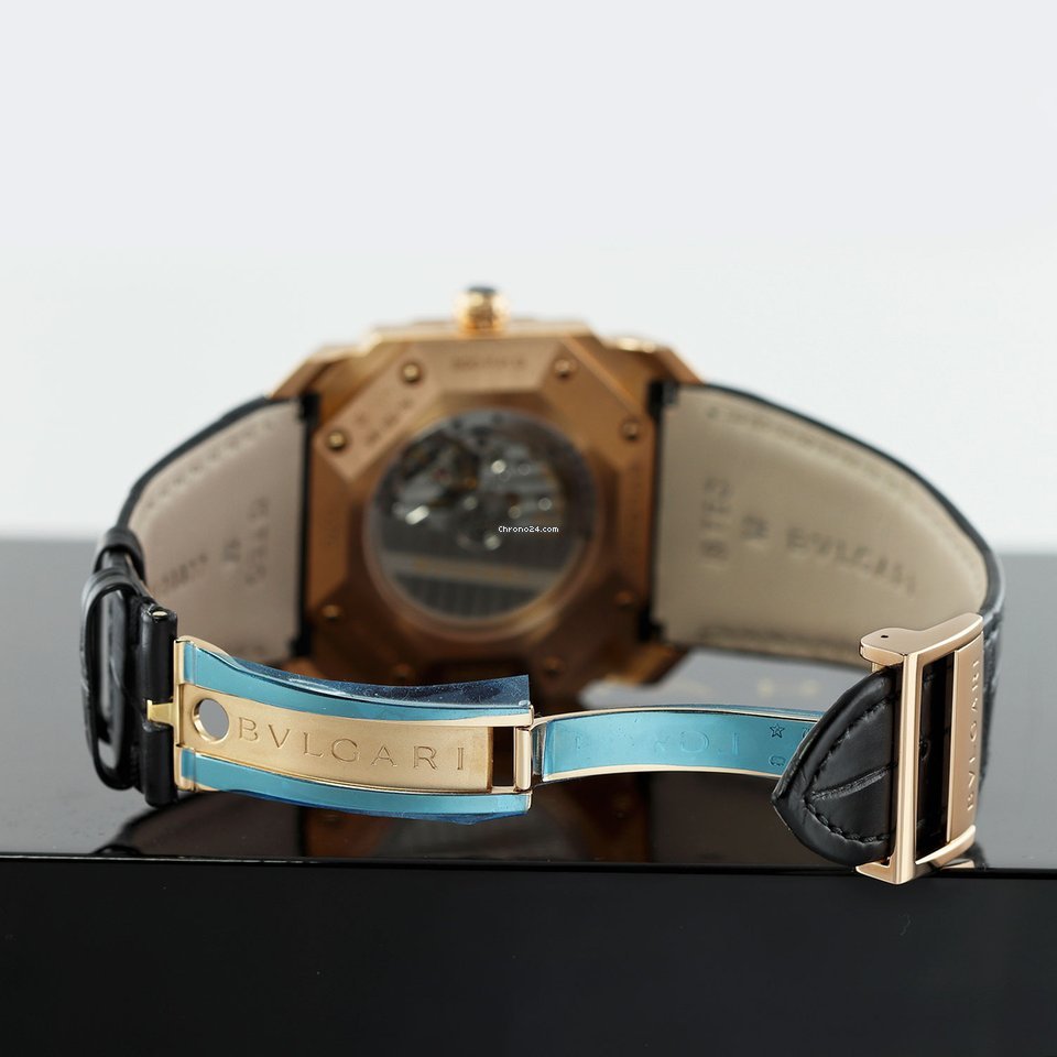 Bulgari Octo Mens watch Unisex Automatic Rose gold 101963 bgop41bgld Replica 6