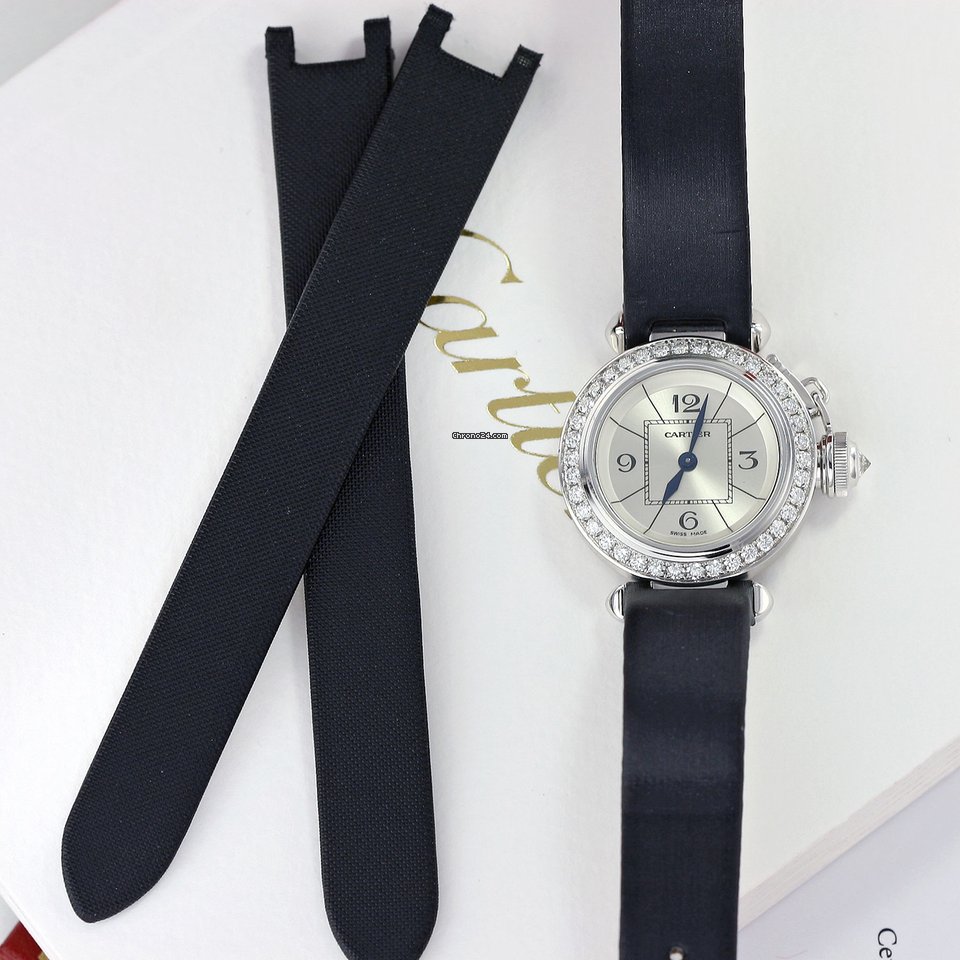 Cartier Pasha Womens watch Quartz White gold wj124027 Replica 6