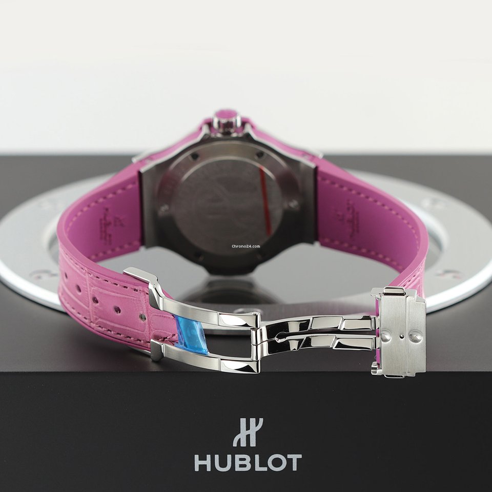 IMG_9081 Hublot Big Bang Tutti Frutti Womens watch Quartz Steel 361.sv.6010.lr.1905 Purple Replica 6
