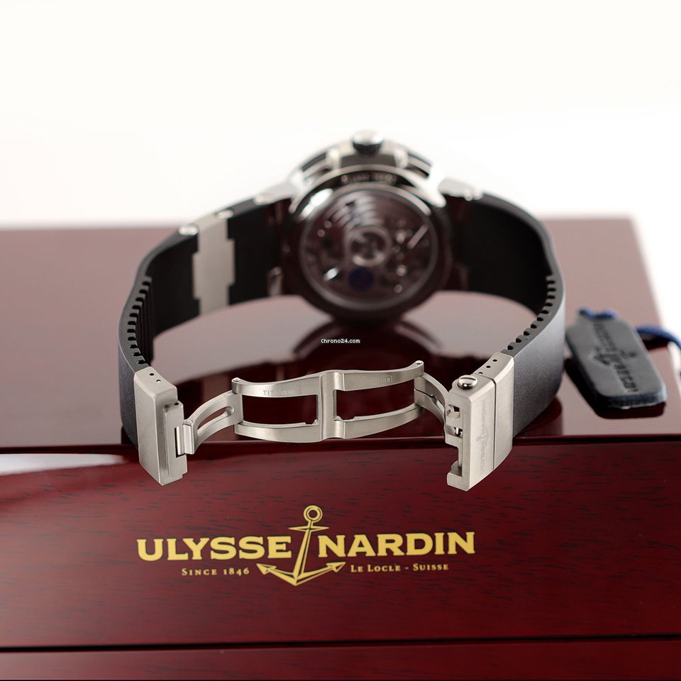 IMG_9081 Ulysse Nardin Marine Chronograph Mens watch Unisex Automatic Steel 1503-150-3 62 Replica 6