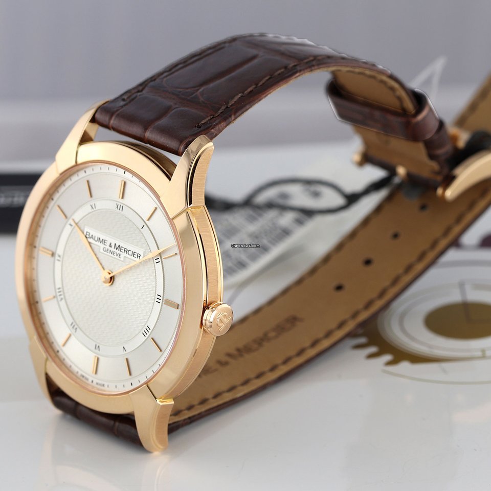 Baume & Mercier William Baume Mens watch Unisex Manual winding Rose gold m0a08794 Replica 6