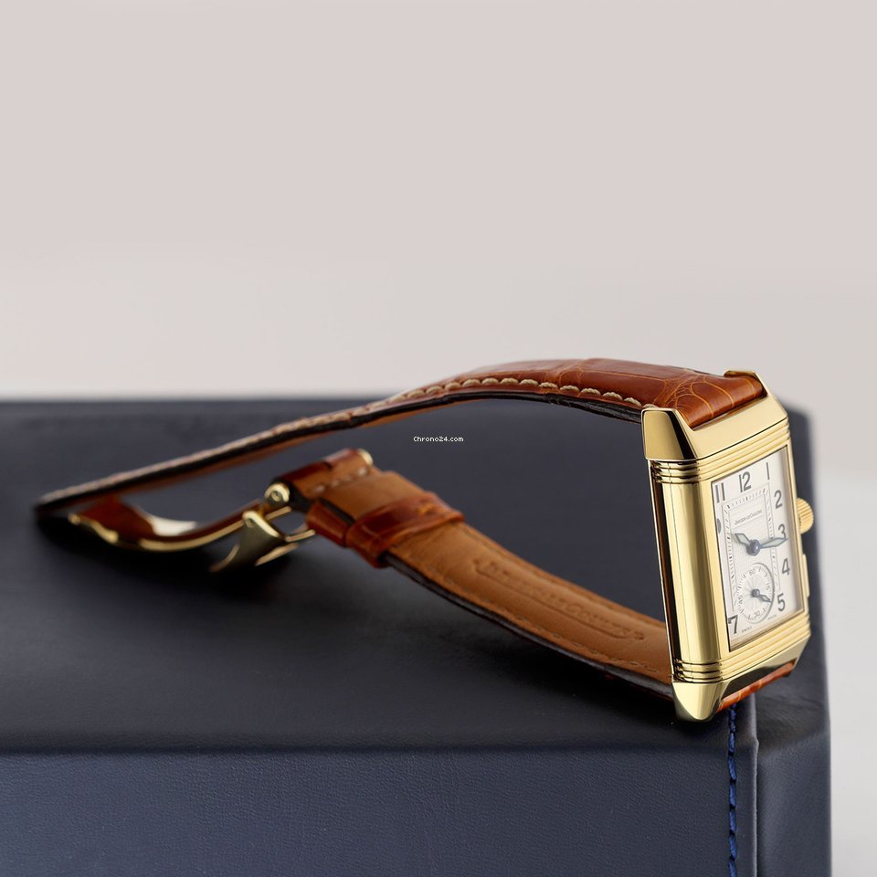 IMG_9081 Jaeger-LeCoultre Reverso Memory Manual winding Yellow gold 255.140.822B 255.1.82 Replica 6