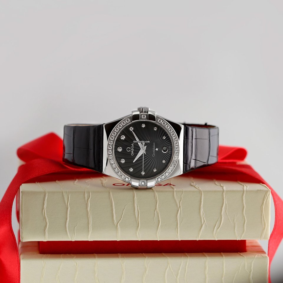 Omega Constellation Quartz Womens watch Quartz Steel 123.18.35.60.56.001 Replica 6