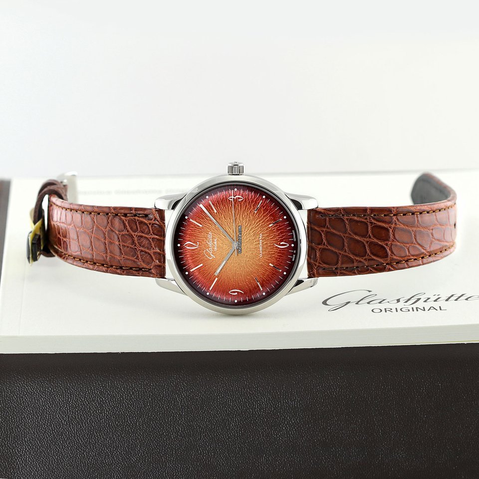 IMG_9081 Glashutte Original Sixties Mens watch Unisex Automatic Steel 1-39-52-13-02-04 Replica 6