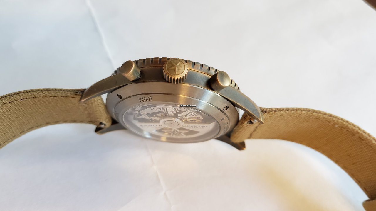 IMG_9081 Zenith Pilot Mens watch Unisex Automatic Bronze 29.2240.405 18.C801 Replica 6
