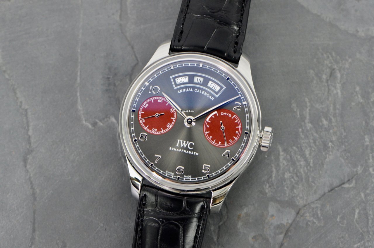 IWC Portuguese Annual Calendar Mens watch Unisex Automatic Steel IW503506 Replica 6