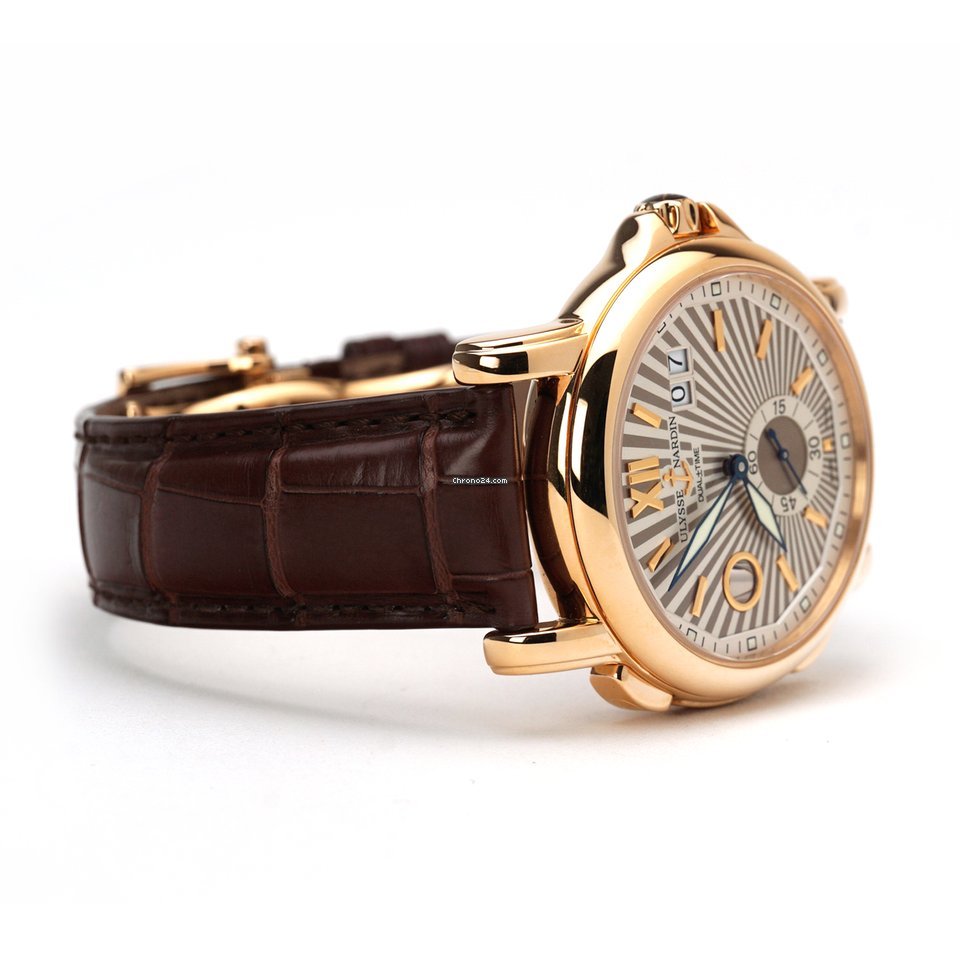 IMG_9081 Ulysse Nardin Dual Time Rose gold 246-55 30 Replica 6