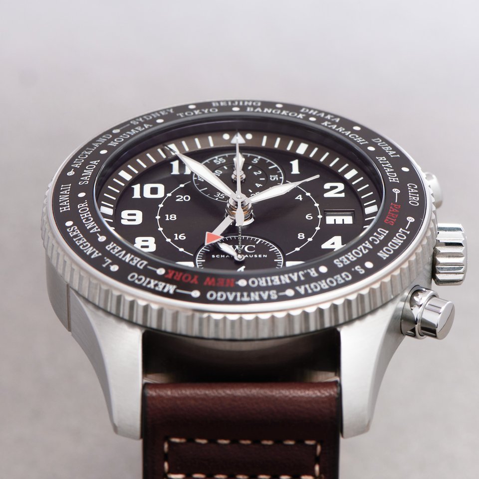 IMG_9081 IWC Pilot Chronograph Mens watch Unisex Automatic Steel IW395003 Replica 6