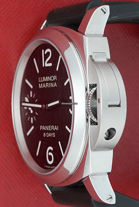 IMG_9081 Panerai Luminor Marina 8 Days Mens watch Unisex Manual winding Steel PAM 00510 Replica 6