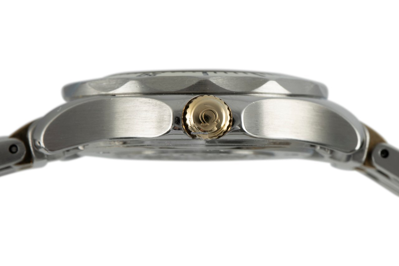 Omega Seamaster Womens watch Quartz Gold Steel 596.1503 Replica 6