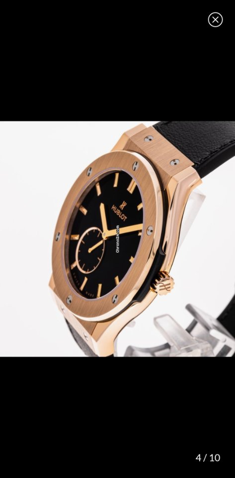 IMG_9081 Hublot Classic Fusion Ultra-Thin Mens watch Unisex Manual winding Rose gold 515.OX.1280.LR Replica 6