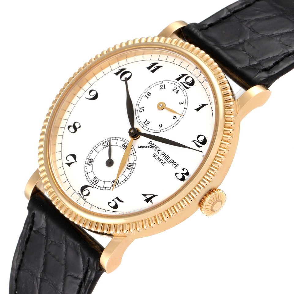IMG_9081 Patek Philippe Travel Time Mens watch Unisex Manual winding Yellow gold 5034J Replica 6
