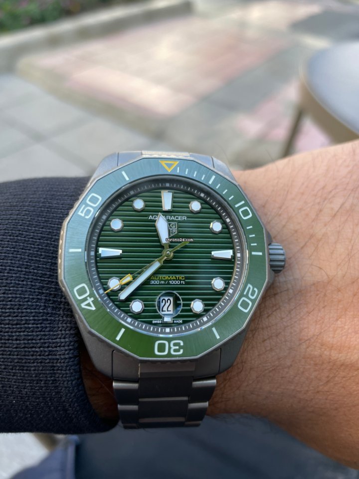IMG_9081 TAG Heuer Aquaracer 300M Mens watch Unisex Automatic Titanium WBP208B.BF0631 Replica 6