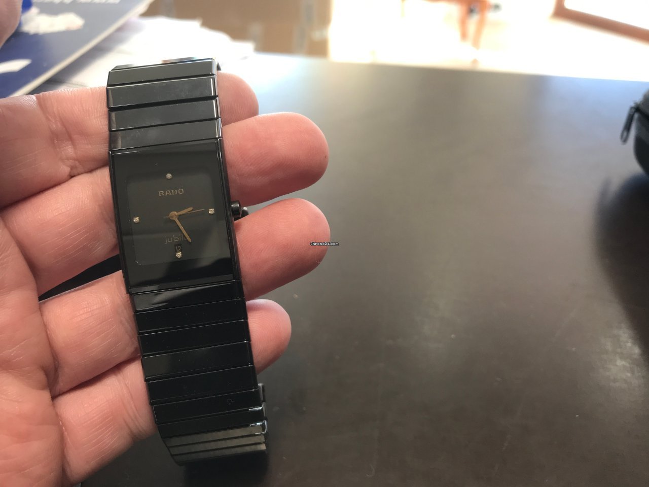IMG_9081 Rado Diastar Mens watch Unisex Quartz Ceramic 111.0322.3 Replica 6