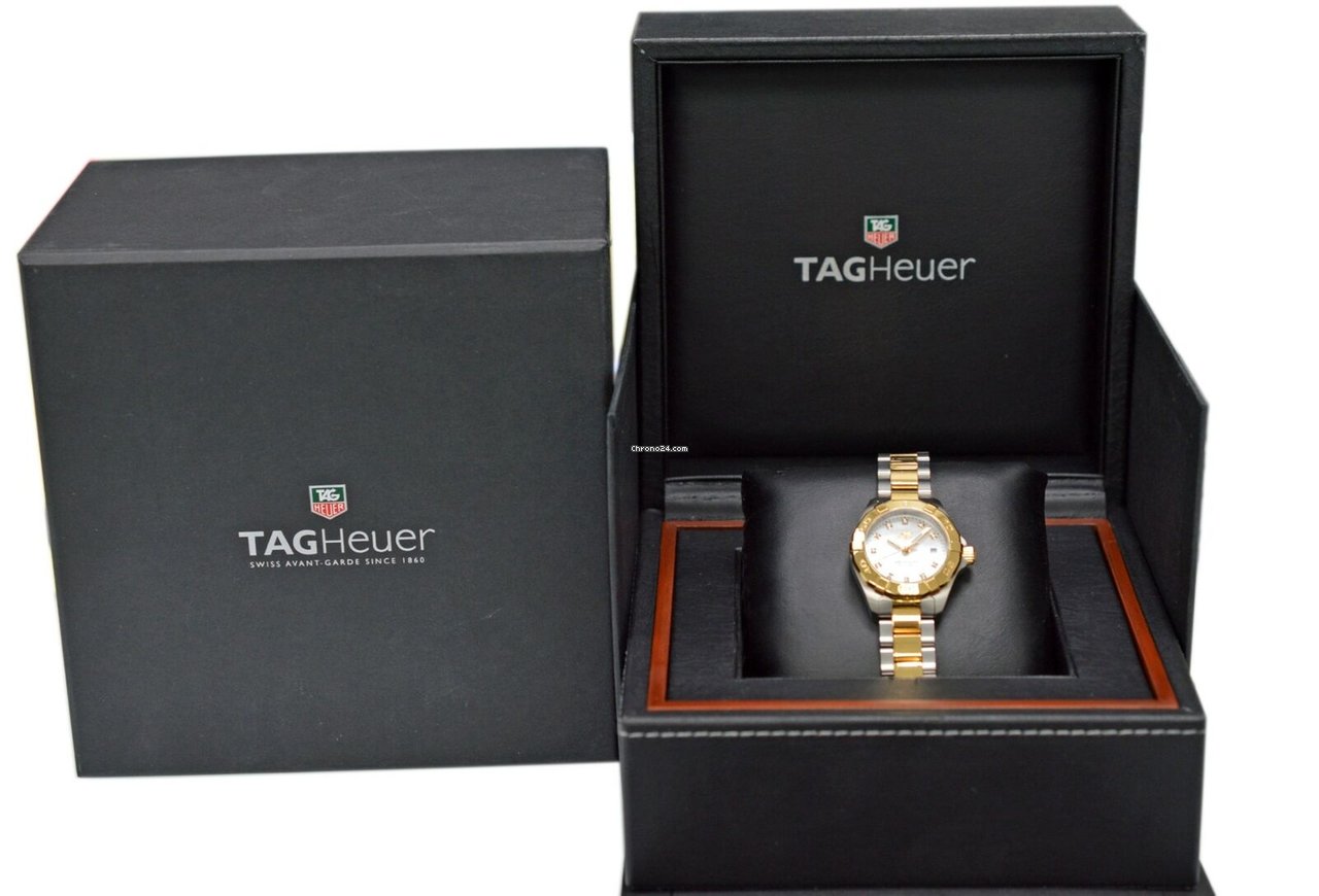 IMG_9081 TAG Heuer Aquaracer Lady Womens watch Quartz Gold Steel WBD1422.BB0321 Replica 6