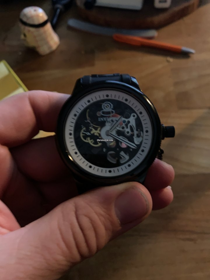 Invicta Mens watch Unisex Manual winding Steel 1091 Replica 6