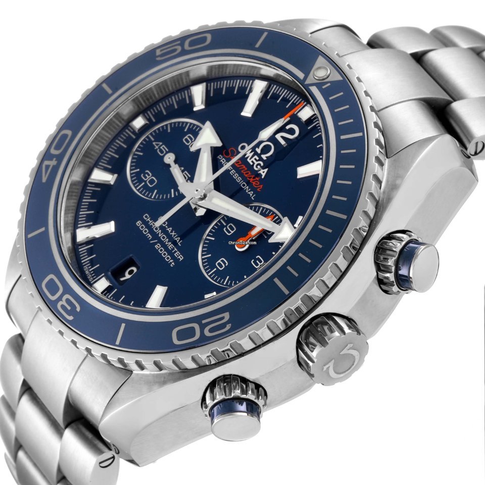 Omega Seamaster Planet Ocean Chronograph Mens watch Unisex Automatic Titanium 232.90.46.51.03.001 Replica 6