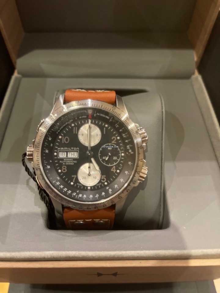 IMG_9081 Hamilton Khaki X-Wind Mens watch Unisex Automatic Steel H77616533 Replica 6