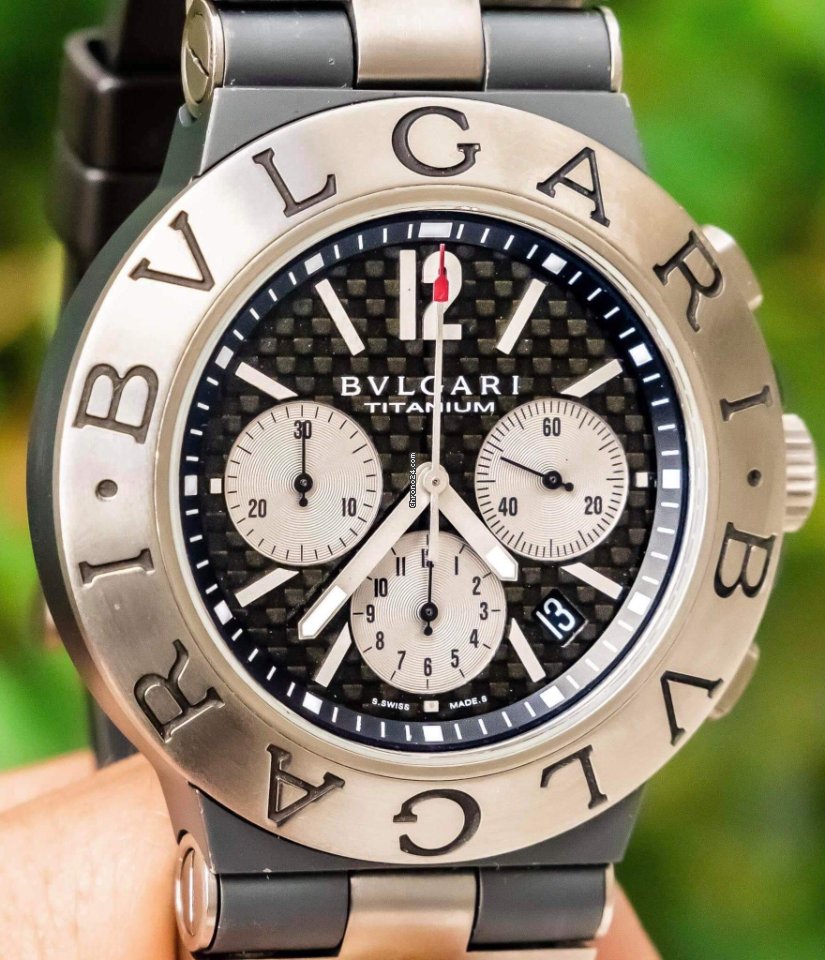 Bulgari Diagono Mens watch Unisex Automatic Titanium TI 44 TA CH Replica 6