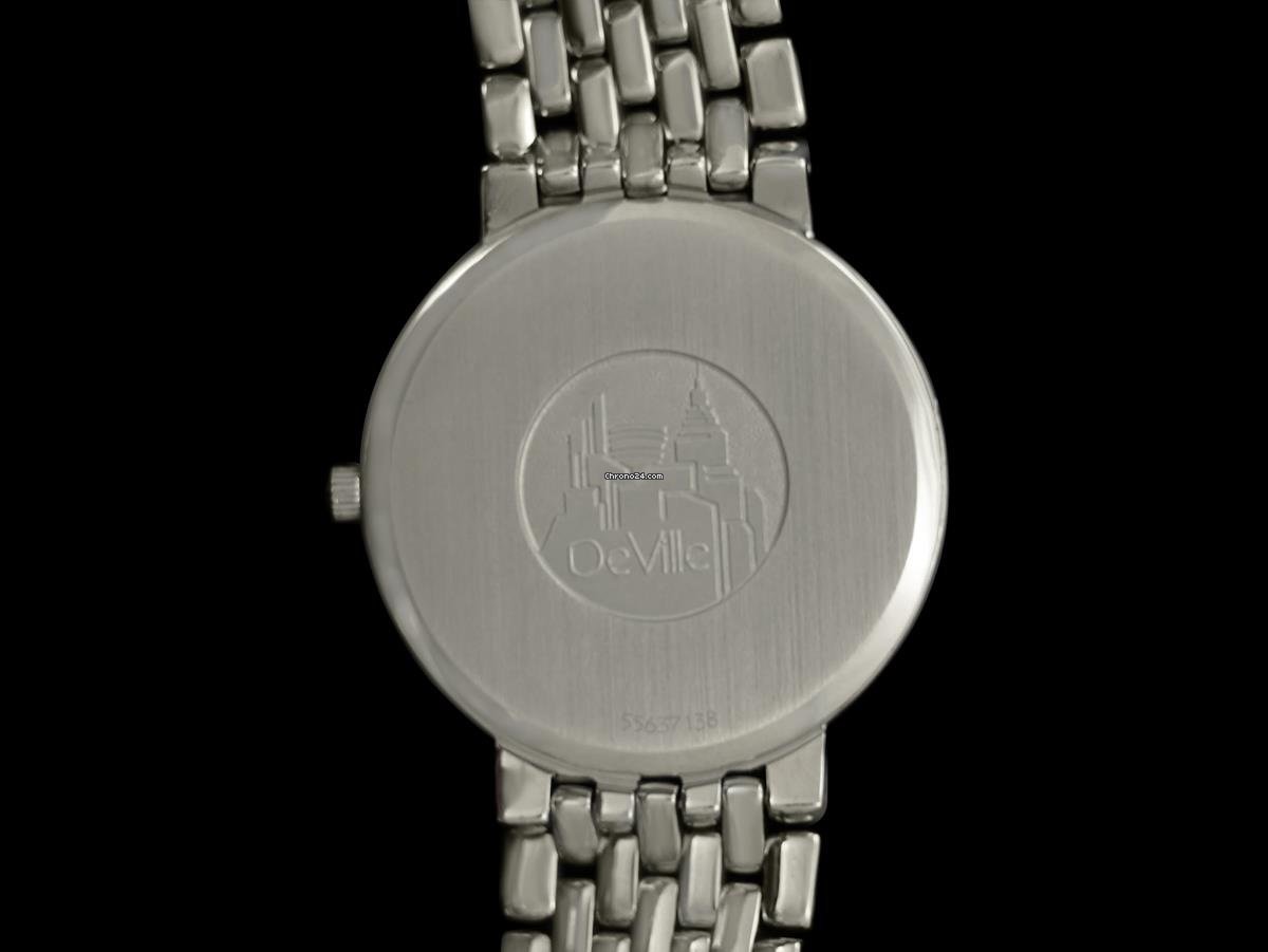 IMG_9081 Omega De Ville Mens watch Unisex Quartz Steel 8298 Replica 6